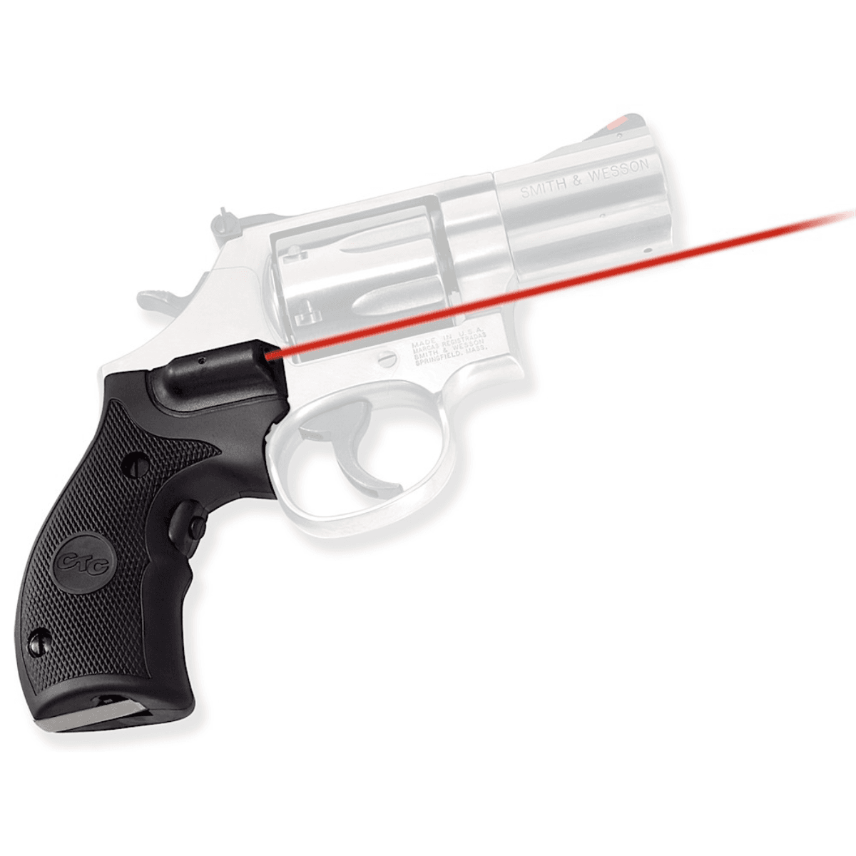 Crimson Trace LG-306 Lasergrips with Red Laser for Smith & Wesson K & L Frames - 011180 Crimson Trace LG-306 Lasergrips with Red Laser for Smith & Wesson K & L Frames - 011180