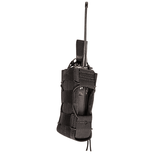 High Speed Gear TACO Multi-Access Comm Holder Black Nylon with Bungee Pull Tongue Fits MOLLE - 11MAC0BK High Speed Gear TACO Multi-Access Comm Holder Black Nylon with Bungee Pull Tongue Fits MOLLE - 11MAC0BK