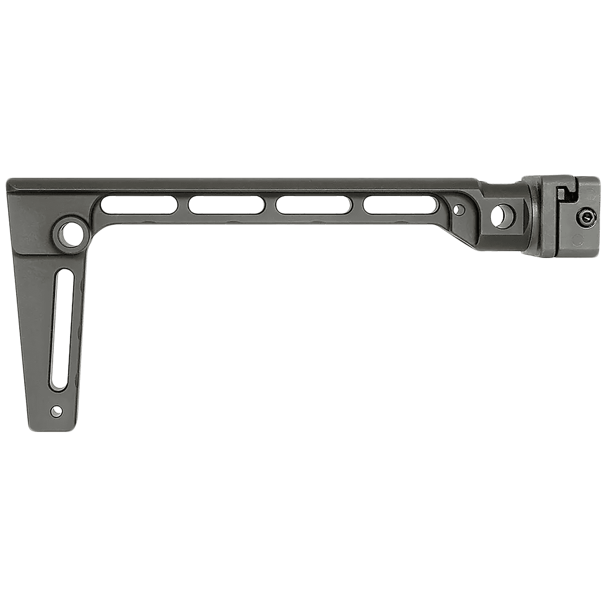 Midwest Industries MIARMSF Arm Brace Side Folding Stock Black 6061 Aluminum Fixed Midwest Industries MIARMSF Arm Brace Side Folding Stock Black 6061 Aluminum Fixed