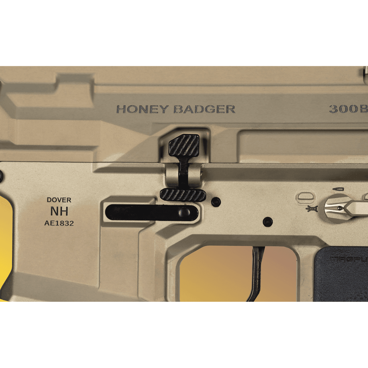 Q LLC Balanced Bolt Catch Oversized AR-15 Black Stainless Steel AR Platform - ACCBBC Q LLC Balanced Bolt Catch Oversized AR-15 Black Stainless Steel AR Platform - ACCBBC