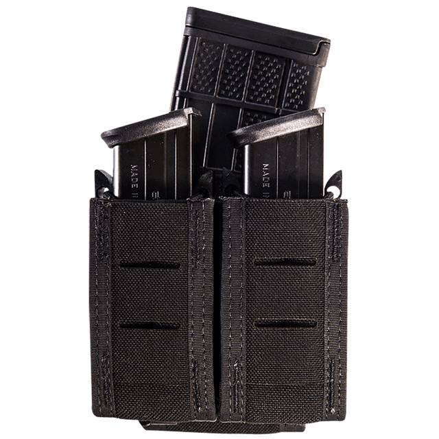 High Speed Gear TACO Duty Double Pistol Mag Pouch Black Nylon with MOLLE Exterior - 41PT02BK High Speed Gear TACO Duty Double Pistol Mag Pouch Black Nylon with MOLLE Exterior - 41PT02BK