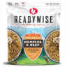 ReadyWise RW05004 Trailhead Noodles & Beef 2.5 Servings In A Resealable Pouch, 6 Per Case ReadyWise RW05004 Trailhead Noodles & Beef 2.5 Servings In A Resealable Pouch, 6 Per Case