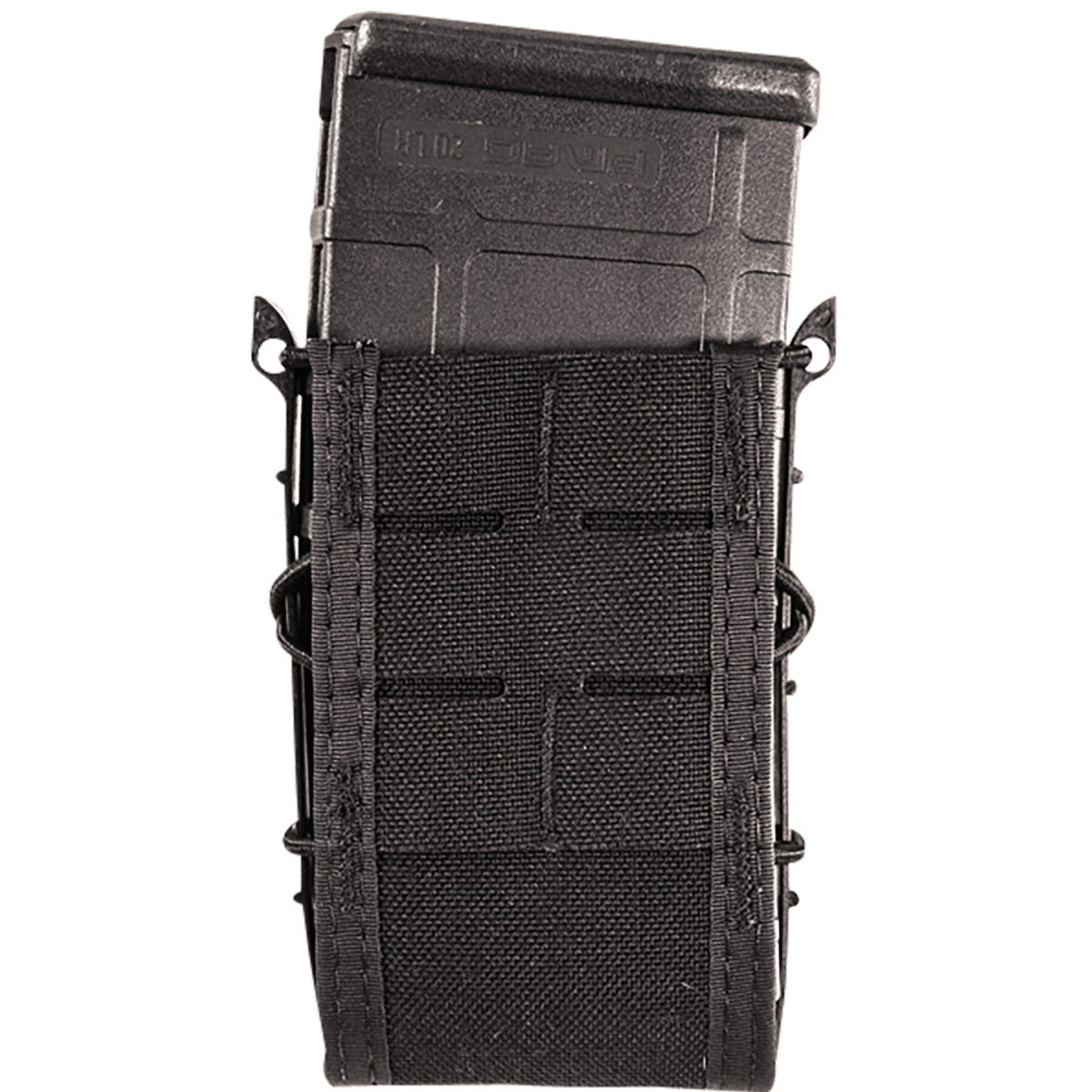 High Speed Gear Duty TACO Single Rifle Mag Pouch, Black Nylon with MOLLE Exterior Fits MOLLE & 2" Belt - 41TA00BK High Speed Gear Duty TACO Single Rifle Mag Pouch, Black Nylon with MOLLE Exterior Fits MOLLE & 2" Belt - 41TA00BK