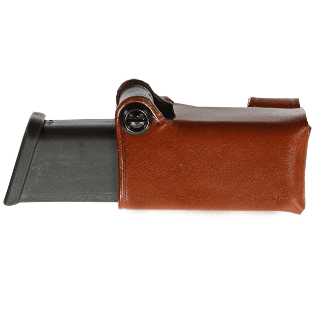 Galco HMC Mag Carrier, Horizontal Tan Steerhide Ambidextrous Fits S&W 1006/4506/645 - HMC26 Galco HMC Mag Carrier, Horizontal Tan Steerhide Ambidextrous Fits S&W 1006/4506/645 - HMC26