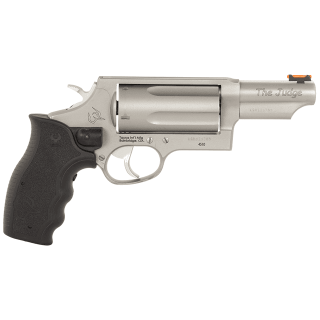 Taurus Judge .45 Colt/.410 Gauge 3 in 5-Round Revolver Stainless Steel - 2-441039MAGVL Taurus Judge .45 Colt/.410 Gauge 3 in 5-Round Revolver Stainless Steel - 2-441039MAGVL