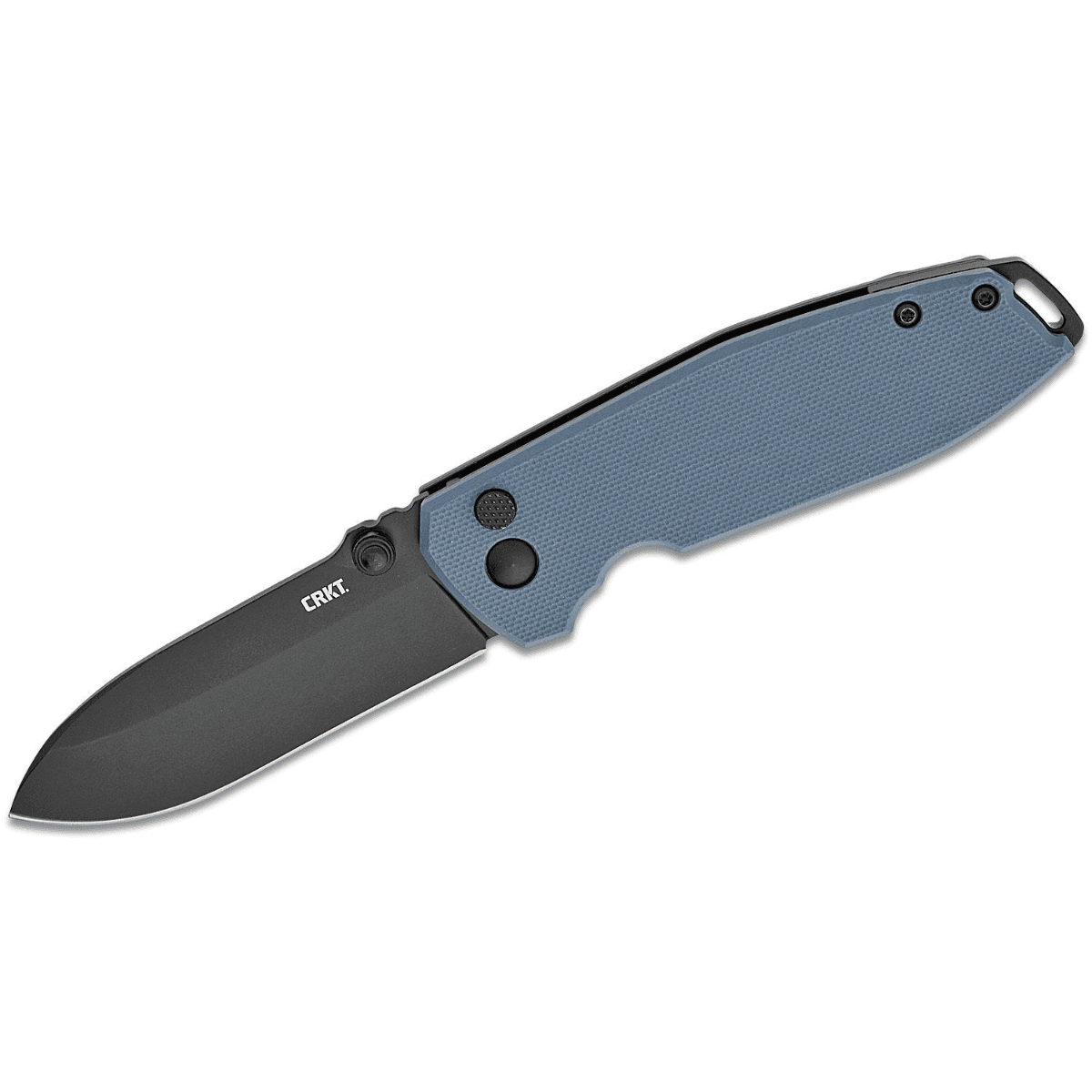 CRKT SQUID XM Knife, 2.95" Folding Plain Black Oxide D2 Steel Blade, Gray G10 Handle - 2495G CRKT SQUID XM Knife, 2.95" Folding Plain Black Oxide D2 Steel Blade, Gray G10 Handle - 2495G