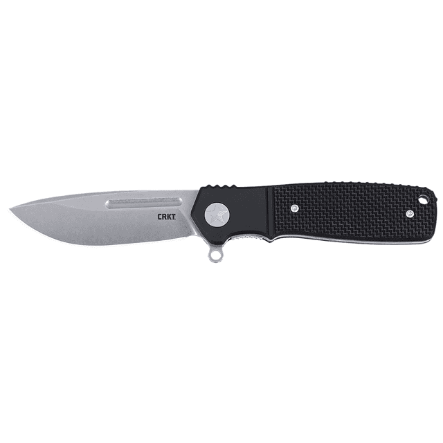 CRKT Homefront EDC Knife, Compact 2.91" Folding Aluminum/G10 Plain Stonewashed S35VN SS Blade Black G10 Handle - K246KXP CRKT Homefront EDC Knife, Compact 2.91" Folding Aluminum/G10 Plain Stonewashed S35VN SS Blade Black G10 Handle - K246KXP