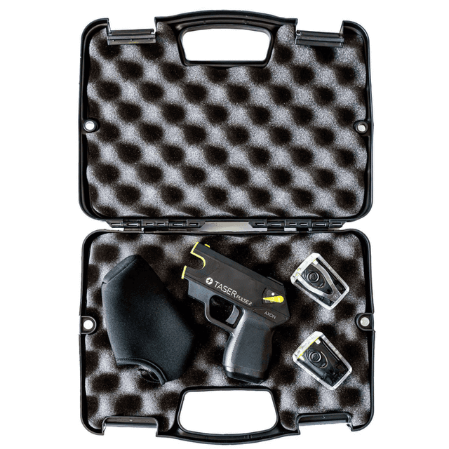 TASER/AXON Pulse 2 Stun Gun, Range of 15 ft Black/Yellow Polymer - 101497 TASER/AXON Pulse 2 Stun Gun, Range of 15 ft Black/Yellow Polymer - 101497