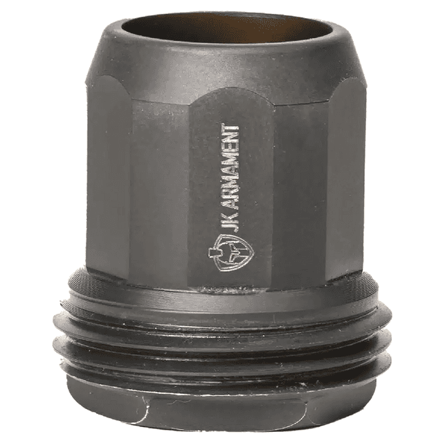 Jk Armament Saiga 195 Muzzle Device, Black 17-4 Stainless M22x0.75 Threads 12 Gauge - JKMDHDBE12M22X.75 Jk Armament Saiga 195 Muzzle Device, Black 17-4 Stainless M22x0.75 Threads 12 Gauge - JKMDHDBE12M22X.75