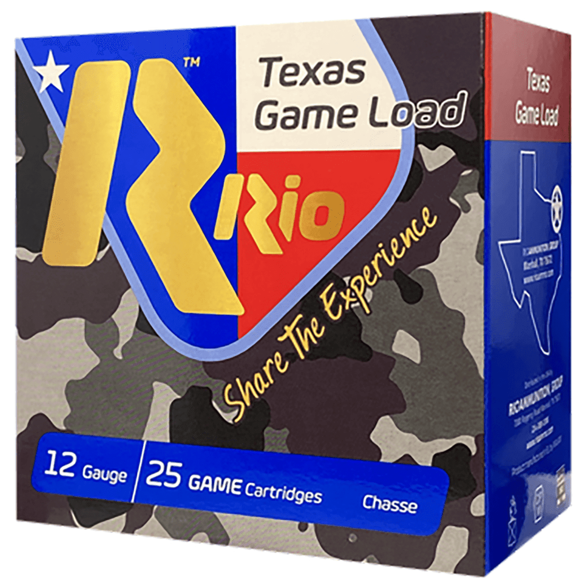 Rio Ammunition Texas Game Load Cartridge, High Velocity 2.75" 1 1/4oz 6Shot 25 Per Box/10 Case 12Gauge - TG366TX Rio Ammunition Texas Game Load Cartridge, High Velocity 2.75" 1 1/4oz 6Shot 25 Per Box/10 Case 12Gauge - TG366TX