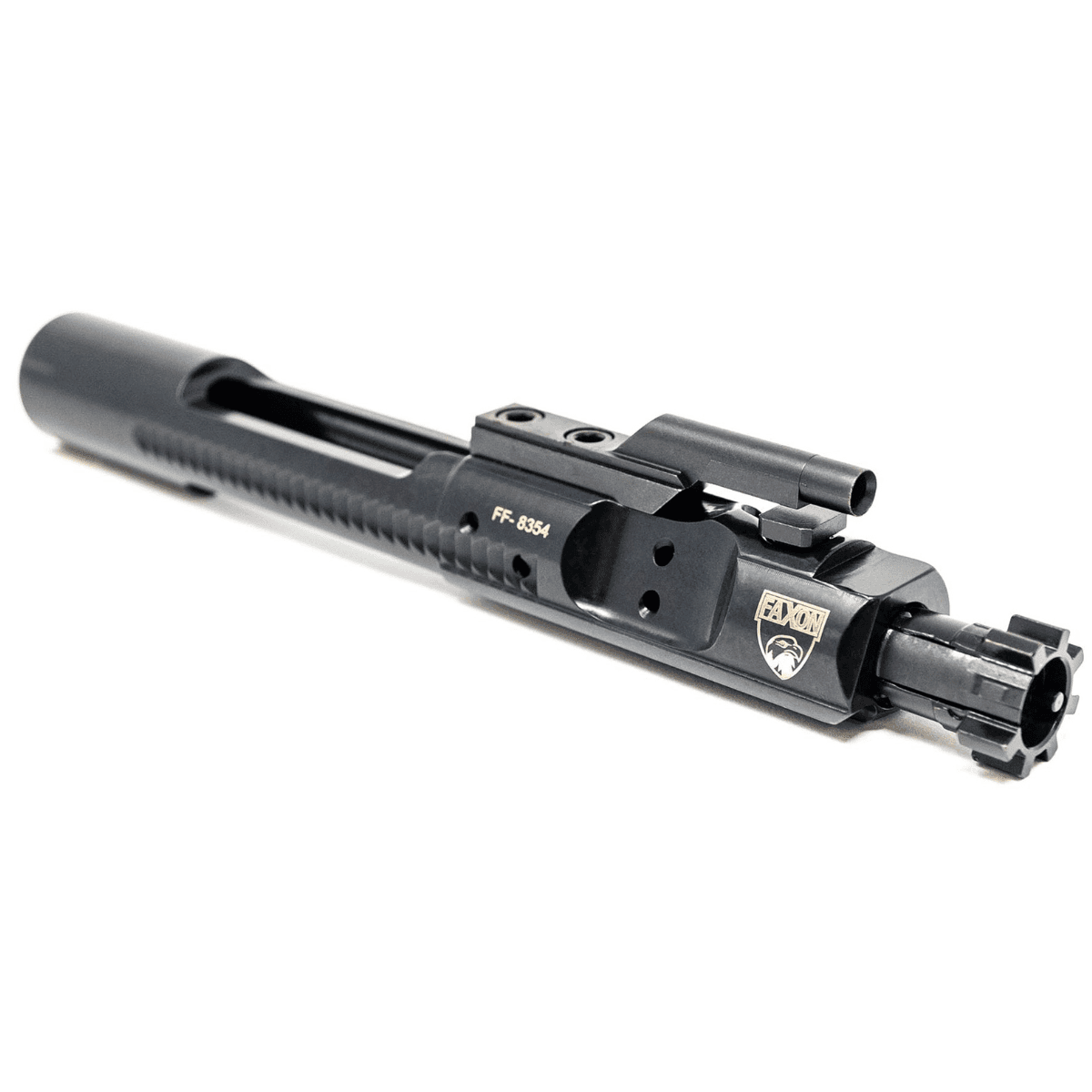 Faxon Firearms Bolt Carrier Group Type 2, Salt Bath Nitride 9310 Steel 6.5 Grendel/6mm ARC/22 ARC - FF65GBCGCNITRIDE Faxon Firearms Bolt Carrier Group Type 2, Salt Bath Nitride 9310 Steel 6.5 Grendel/6mm ARC/22 ARC - FF65GBCGCNITRIDE