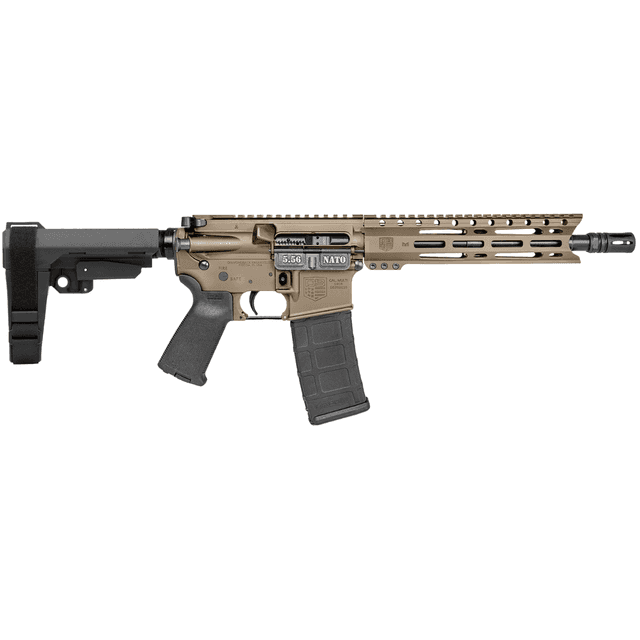 Diamondback DB15 Rifle, 10" Flat Dark Earth Cerakote Heavy Barrel 9" M-LOK Handguard 7075-T6 Aluminum SBA3 Brace Magpul MOE Grip 30+1rd 5.56 NATO - DB1916K061 Diamondback DB15 Rifle, 10" Flat Dark Earth Cerakote Heavy Barrel 9" M-LOK Handguard 7075-T6 Aluminum SBA3 Brace Magpul MOE Grip 30+1rd 5.56 NATO - DB1916K061