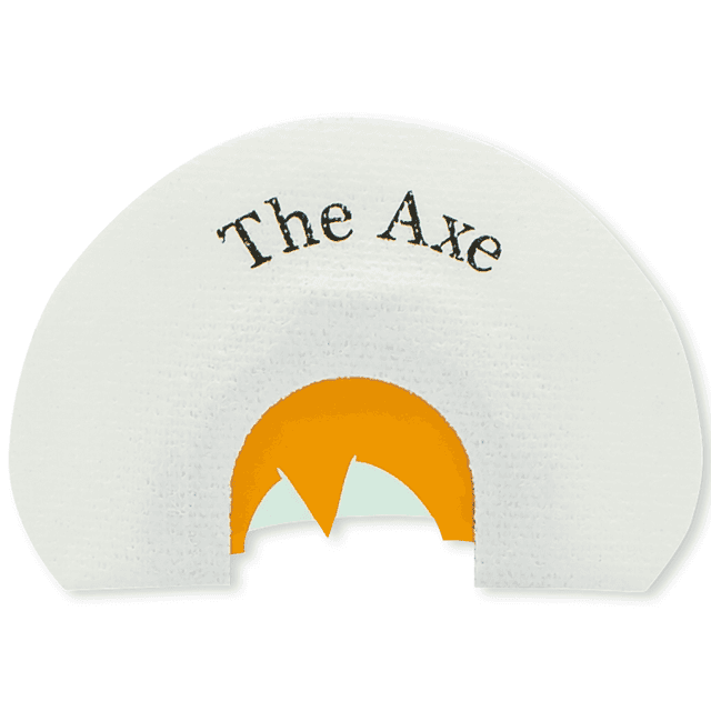 Rolling Thunder Game Call The Axe Diaphragm Call, 2 Reed Bat Wing Cut Attracts Turkey Species - TC009-AXE Rolling Thunder Game Call The Axe Diaphragm Call, 2 Reed Bat Wing Cut Attracts Turkey Species - TC009-AXE