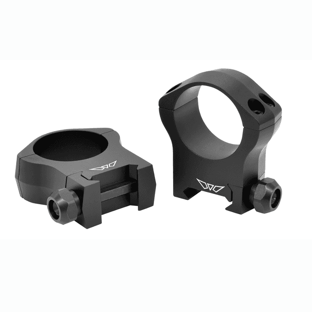 Warne Mountain Tech Matte Black 30mm High Scope Rings 0 MOA - 7215M Warne Mountain Tech Matte Black 30mm High Scope Rings 0 MOA - 7215M