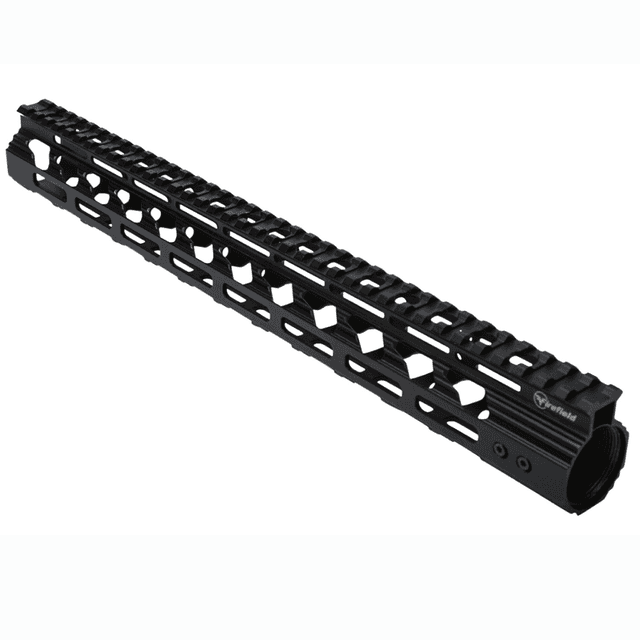 Firefield Verge Handguard M-LOK 15" Aluminum Black Anodized with Picatinny Rail for AR Platform - FF34067 Firefield Verge Handguard M-LOK 15" Aluminum Black Anodized with Picatinny Rail for AR Platform - FF34067
