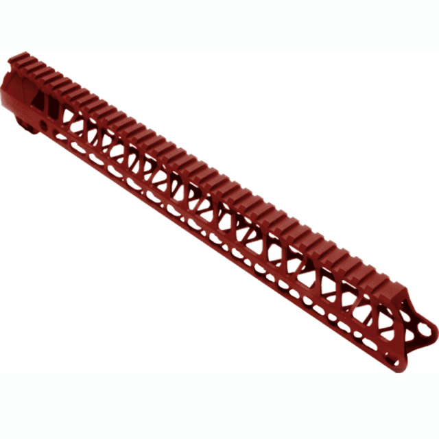 Timber Creek Outdoors Enforcer Handguard 15" AR-15 Red Anodized Aluminum Picatinny/M-LOK - ME15HGR Timber Creek Outdoors Enforcer Handguard 15" AR-15 Red Anodized Aluminum Picatinny/M-LOK - ME15HGR