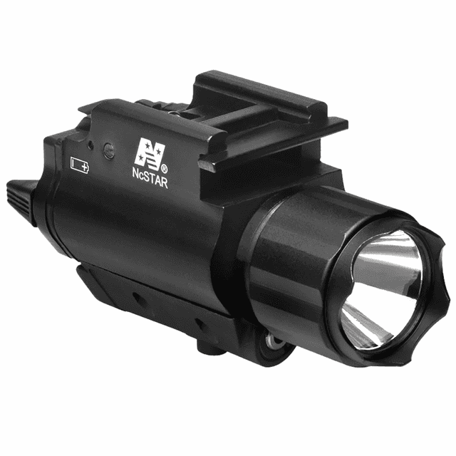 NcStar Flashlight & Green Laser 200 Lumens Black Anodized with White Cree LED - AQPFLSG NcStar Flashlight & Green Laser 200 Lumens Black Anodized with White Cree LED - AQPFLSG
