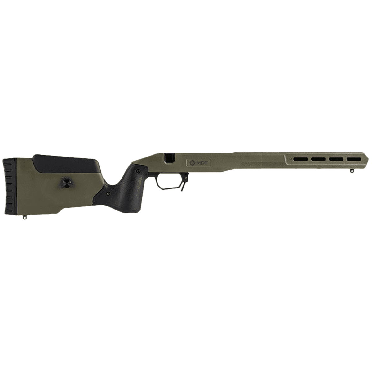 Mdt Sporting Goods Inc Field Stock Chassis System, Right Hand OD Green/Black Fits Howa 1500 SA - 105826ODG Mdt Sporting Goods Inc Field Stock Chassis System, Right Hand OD Green/Black Fits Howa 1500 SA - 105826ODG