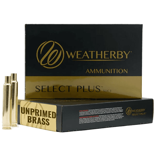 Weatherby Unprimed Cases, Brass Rifle 300 Wthby Mag - BRASS300CT50 Weatherby Unprimed Cases, Brass Rifle 300 Wthby Mag - BRASS300CT50