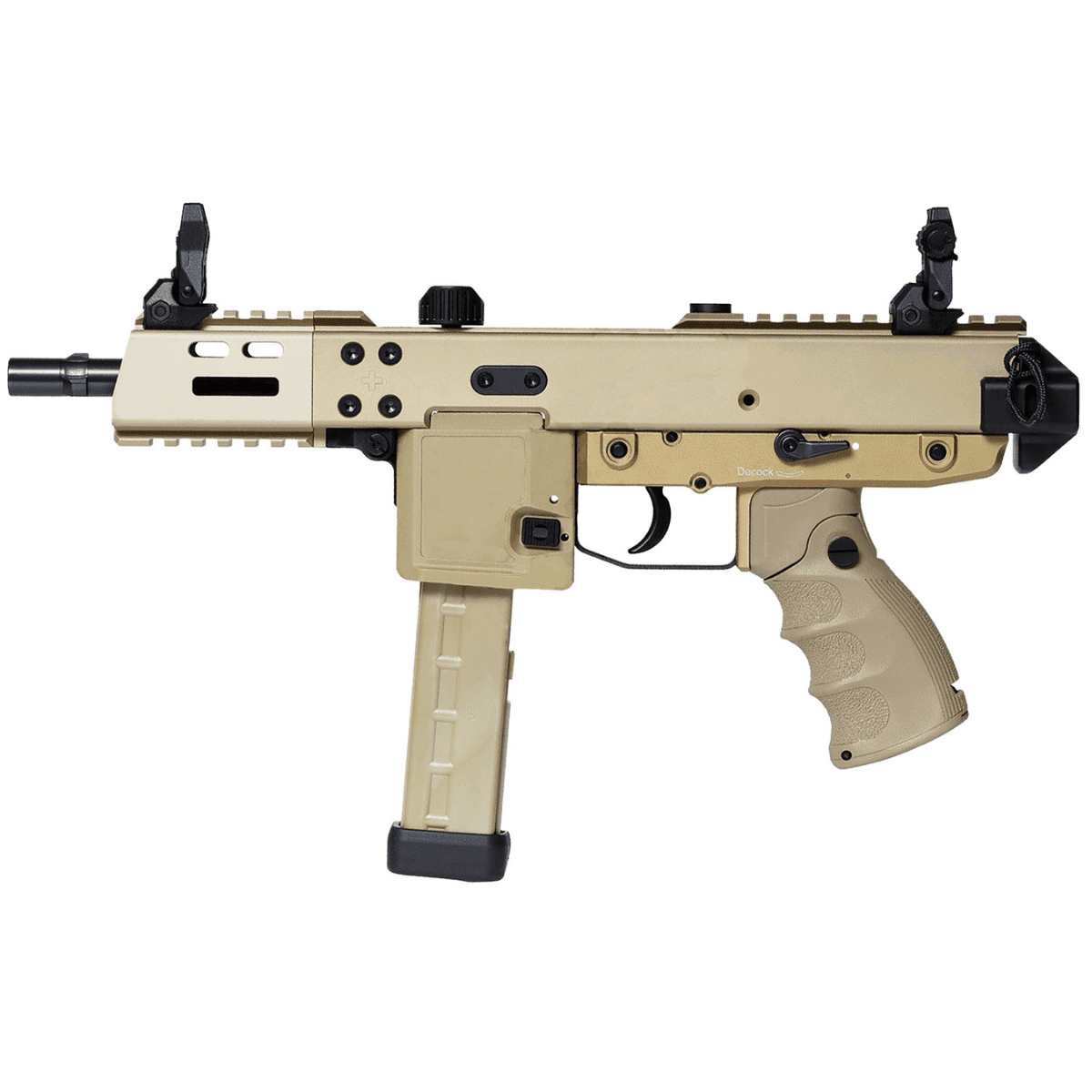 B&T Firearms KH9 Covert Tactical Pistol, 6" Barrel Flat Dark Earth Cerakote Tri-Lug Muzzle Blowback 25+1rd 9mm - BT440000CFDEUS B&T Firearms KH9 Covert Tactical Pistol, 6" Barrel Flat Dark Earth Cerakote Tri-Lug Muzzle Blowback 25+1rd 9mm - BT440000CFDEUS