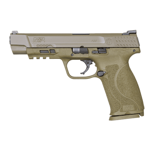 Smith and Wesson M&P9 M2.0 9mm 17+1 Pistol - FDE - No Thumb Safety Smith and Wesson M&P9 M2.0 9mm 17+1 Pistol - FDE - No Thumb Safety
