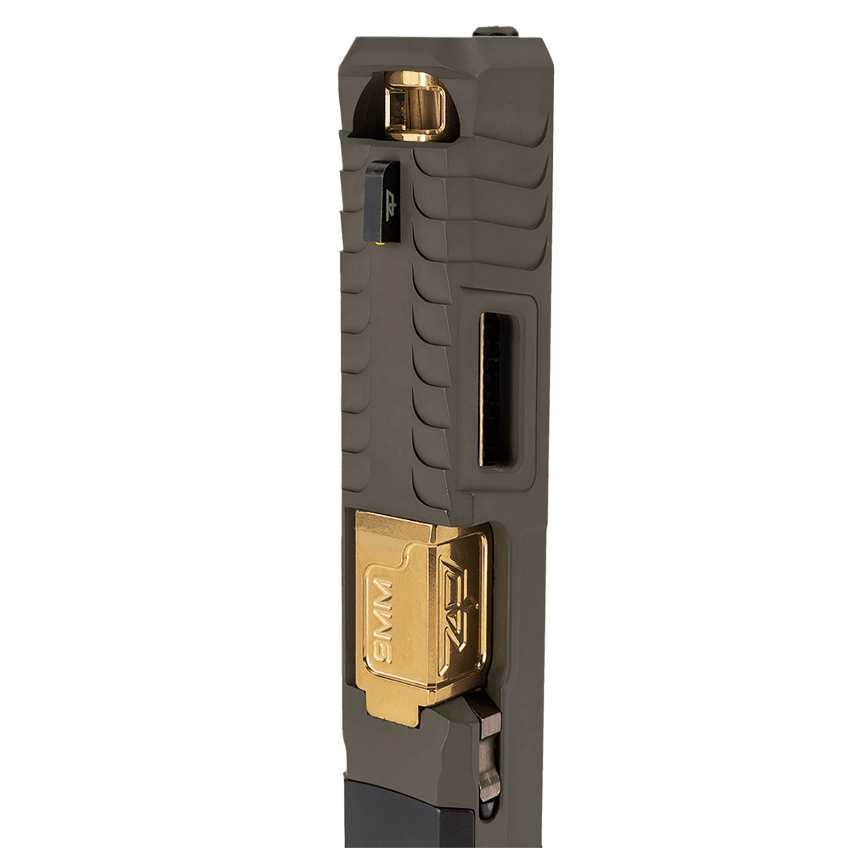 Zaffiri Precision Threadless Barrel, 3.89" Gold 416R Stainless Steel Fits Glock 19 Gen 5 - ZP.19G5BCPG Zaffiri Precision Threadless Barrel, 3.89" Gold 416R Stainless Steel Fits Glock 19 Gen 5 - ZP.19G5BCPG