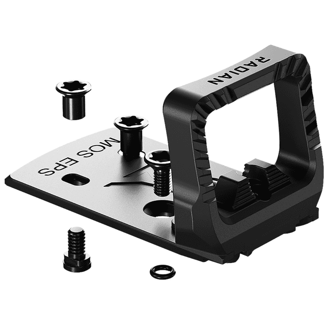 Radian Weapons Guardian Optic Guard w/Stealth Sights, Black Anodized Hardcoat Aluminum EPS Mount Compatible w/Glock MOS Handgun - G1502 Radian Weapons Guardian Optic Guard w/Stealth Sights, Black Anodized Hardcoat Aluminum EPS Mount Compatible w/Glock MOS Handgun - G1502