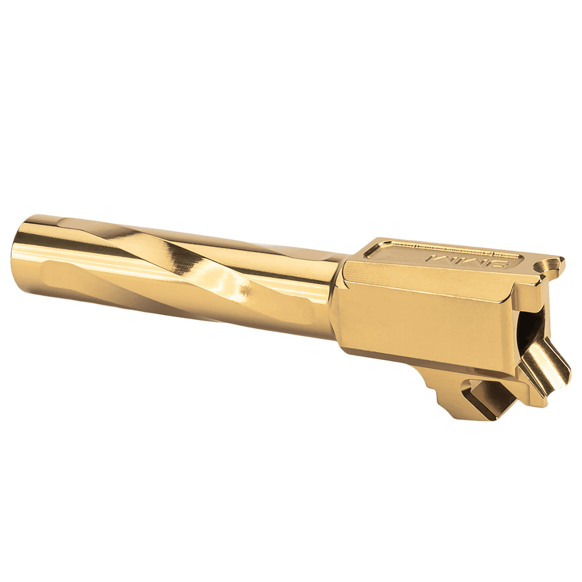 Zaffiri Precision Match Grade Barrel, Gold 416R Stainless Steel Flush / Crown Fits Springfield Hellcat Pro - ZP.HCPROBG Zaffiri Precision Match Grade Barrel, Gold 416R Stainless Steel Flush / Crown Fits Springfield Hellcat Pro - ZP.HCPROBG