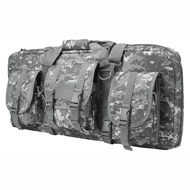 NcStar VISM Deluxe SubGun Case 28 in Digital Camouflage PVC Fabric with Exterior Pockets for 2 AR or AK Pistols - CVCPD2962D28 NcStar VISM Deluxe SubGun Case 28 in Digital Camouflage PVC Fabric with Exterior Pockets for 2 AR or AK Pistols - CVCPD2962D28