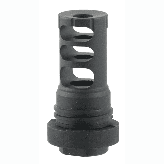 Yankee Hill QD Muzzle Brake Black Steel 1/2"-28 Threads 2.50 in OAL for 5.56x45mm NATO AR-Platform - 5M2QD Yankee Hill QD Muzzle Brake Black Steel 1/2"-28 Threads 2.50 in OAL for 5.56x45mm NATO AR-Platform - 5M2QD