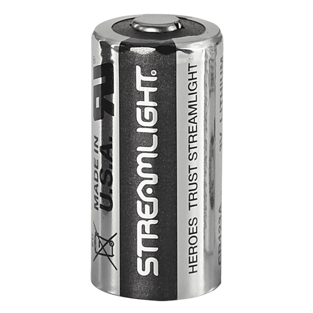 Streamlight CR123A Lithium Batteries Silver/Black 3 Volts (12) Single Pack Streamlight CR123A Lithium Batteries Silver/Black 3 Volts (12) Single Pack
