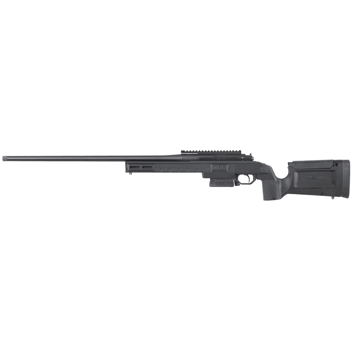 Larue Tactical Siete Rifle, 26" Sporter Barrel Timney Trigger Black Right Hand 5+1rd 22-250 Rem - LTKRGSIETE2225026BLK Larue Tactical Siete Rifle, 26" Sporter Barrel Timney Trigger Black Right Hand 5+1rd 22-250 Rem - LTKRGSIETE2225026BLK