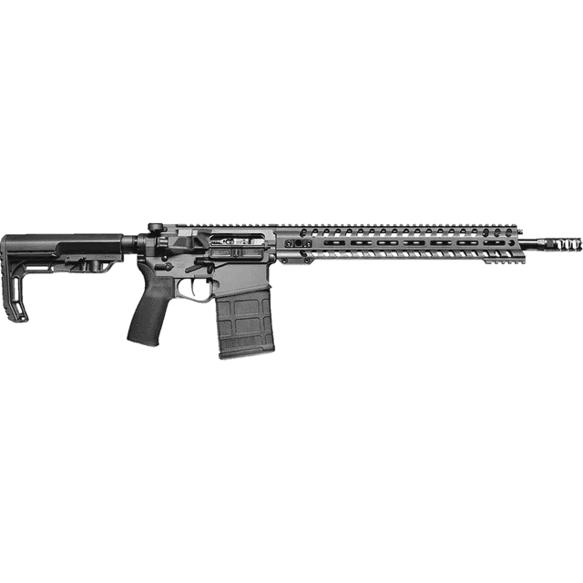 Patriot Ordnance Factory Revolution DI Rifle, 16.50" Black Nitride Steel Threaded 6 Position MFT Minimalist Stock 20+1rd 308 Win - 01932 Patriot Ordnance Factory Revolution DI Rifle, 16.50" Black Nitride Steel Threaded 6 Position MFT Minimalist Stock 20+1rd 308 Win - 01932