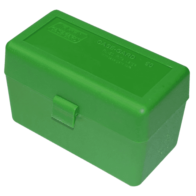 MTM Case-Gard Flip-Top Ammo Box, Green 50rd 270 Win/25-06 Rem/30-06 Springfield - RL5010 MTM Case-Gard Flip-Top Ammo Box, Green 50rd 270 Win/25-06 Rem/30-06 Springfield - RL5010