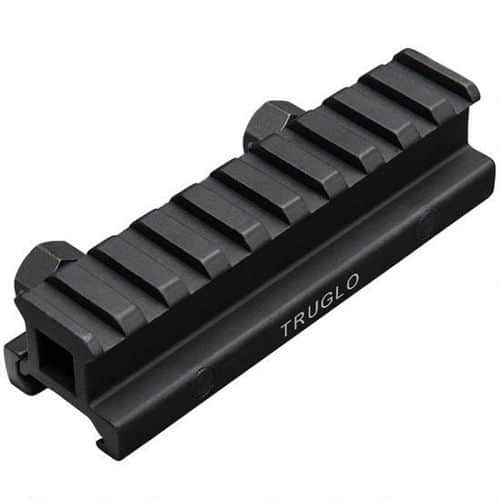 Truglo TG8980B Picatinny Riser Mount For AR-15 Style Black Matte Anodized Finish Truglo TG8980B Picatinny Riser Mount For AR-15 Style Black Matte Anodized Finish