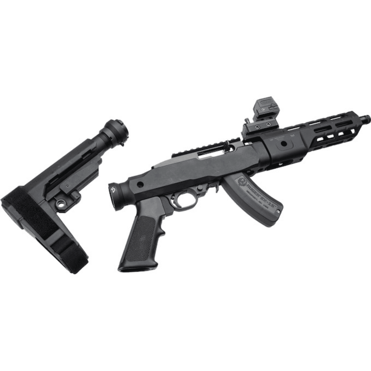 Stern Defense Rapid Attach Mini Buttstock Adapter, Black Aluminum/Steel Standard Length AR-15 - 008SDRABADMINID1M Stern Defense Rapid Attach Mini Buttstock Adapter, Black Aluminum/Steel Standard Length AR-15 - 008SDRABADMINID1M