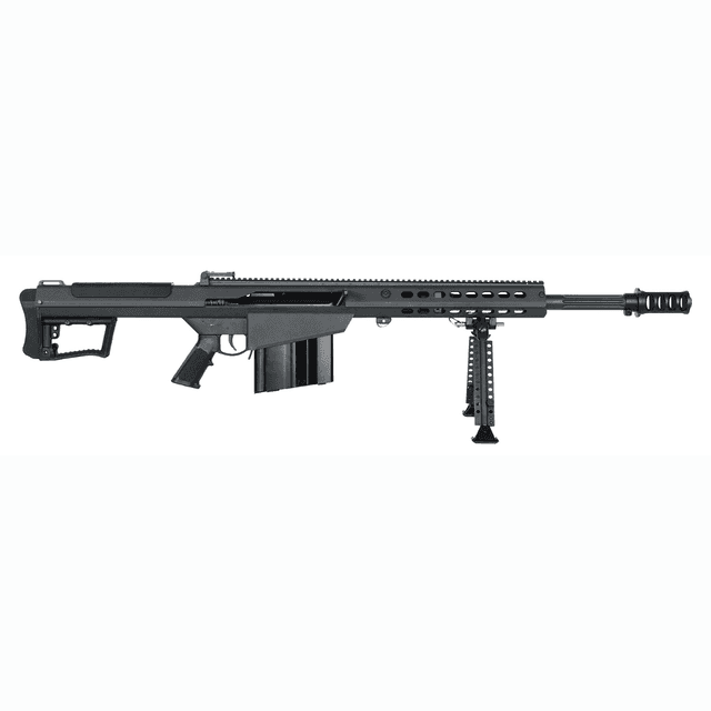 Barrett M107A1 .50 BMG 10+1 20 in Chrome-Lined Fluted Barrel Black Cerakote Aluminum Receiver - 18062 Barrett M107A1 .50 BMG 10+1 20 in Chrome-Lined Fluted Barrel Black Cerakote Aluminum Receiver - 18062