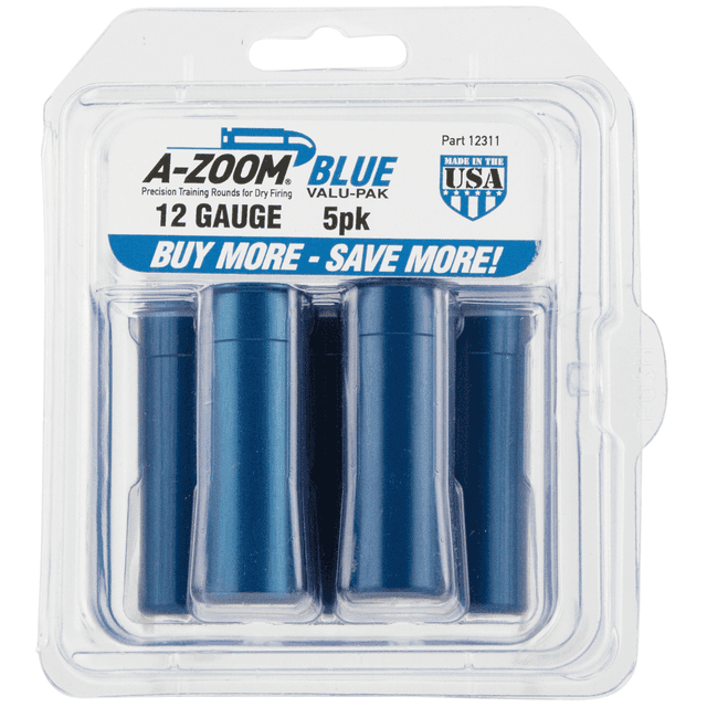 A-Zoom Blue Snap Caps Shotgun, Aluminum 5 Pack 12 Gauge - 12311 A-Zoom Blue Snap Caps Shotgun, Aluminum 5 Pack 12 Gauge - 12311
