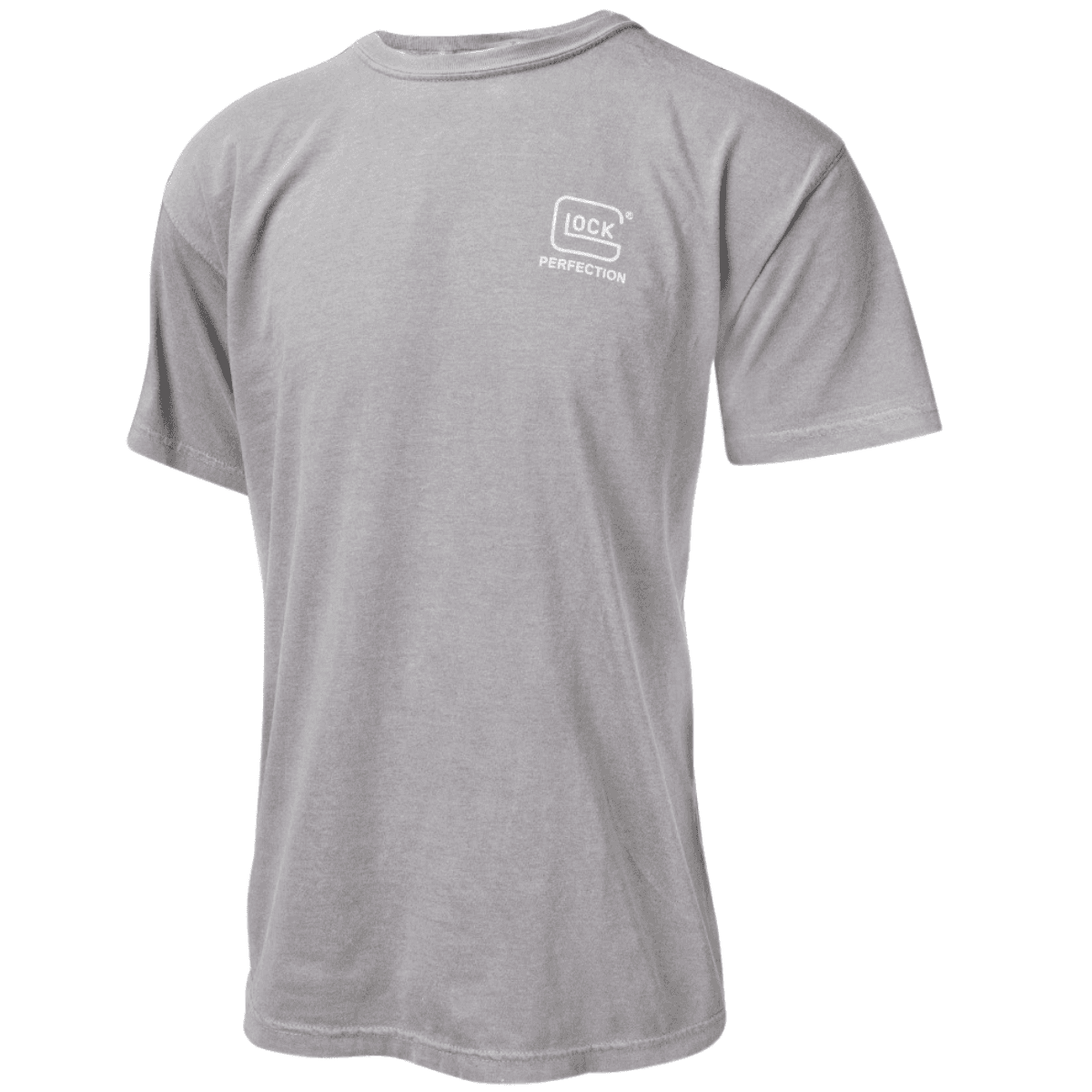 Glock Perfection Graphic Tee Shirt, Gray Cotton Short Sleeve 2XL - AA75147 Glock Perfection Graphic Tee Shirt, Gray Cotton Short Sleeve 2XL - AA75147