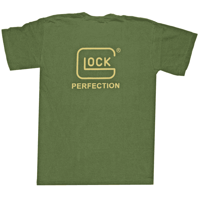 Glock Perfection Graphic Tee Shirt, Green Short Sleeve 2XL - AA75153 Glock Perfection Graphic Tee Shirt, Green Short Sleeve 2XL - AA75153