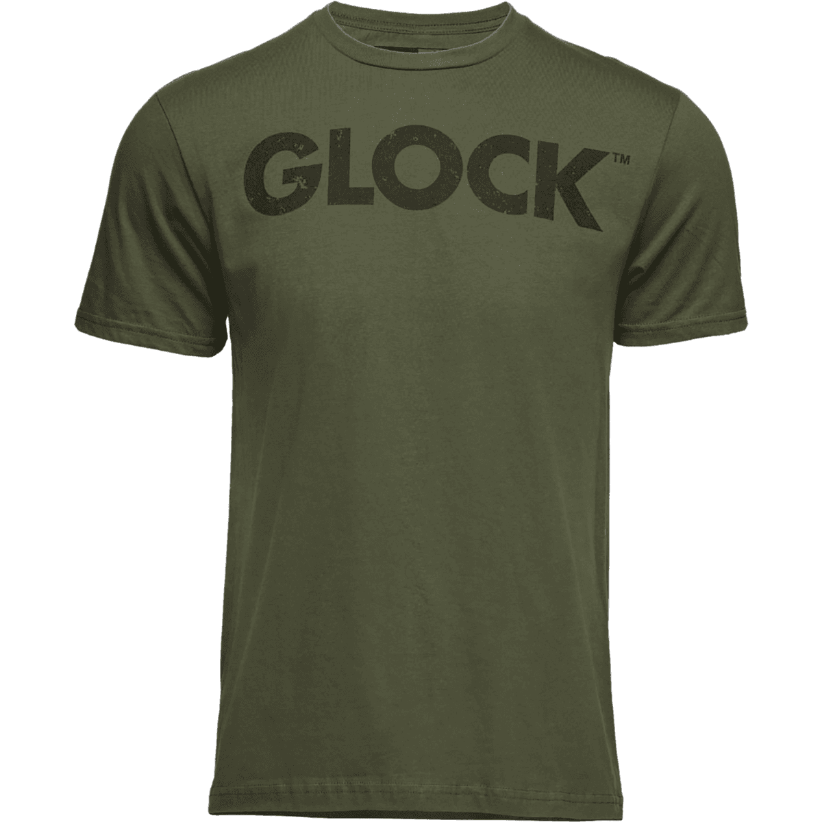Glock Caliber Tee Shirt, Military Green Ringspun Cotton Short Sleeve Small - AP96156 Glock Caliber Tee Shirt, Military Green Ringspun Cotton Short Sleeve Small - AP96156