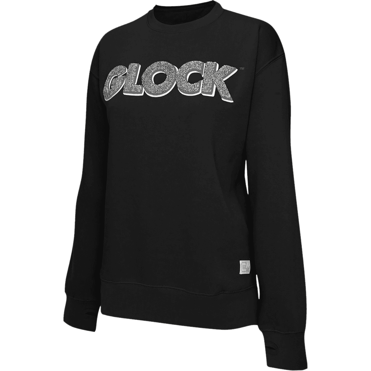 Glock Crewneck Raglan Pullover Fleece, Black Cotton/Polyester Long Sleeve Medium - AP96256 Glock Crewneck Raglan Pullover Fleece, Black Cotton/Polyester Long Sleeve Medium - AP96256
