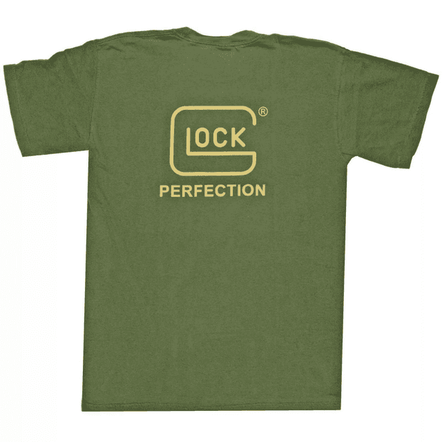 Glock Perfection T-Shirt, Green 3XL Short Sleeve - AA75154 Glock Perfection T-Shirt, Green 3XL Short Sleeve - AA75154