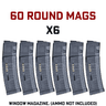 Schmeisser 60 round High Capacity AR-15 Magazine 5.56/.223 x6 Schmeisser 60 round High Capacity AR-15 Magazine 5.56/.223 x6