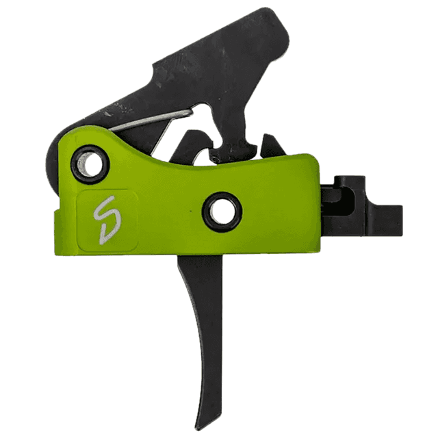 Stern Defense H2S Drop In Trigger, Green 6061 Billet Aluminum Fits AR10/AR15 - 009H2SD1M Stern Defense H2S Drop In Trigger, Green 6061 Billet Aluminum Fits AR10/AR15 - 009H2SD1M