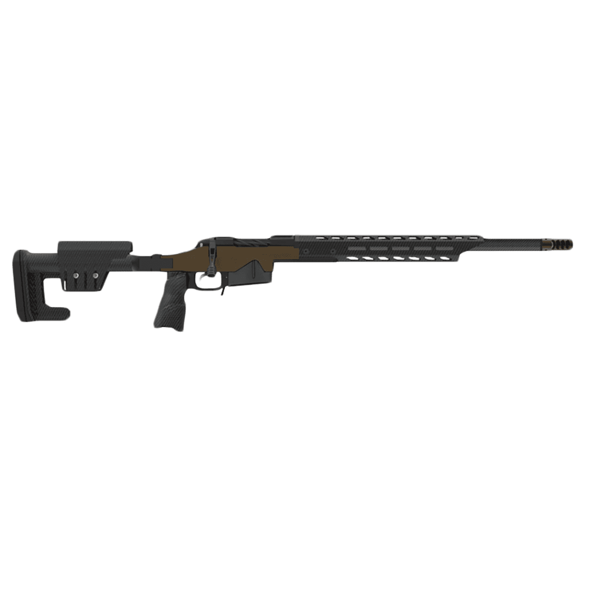 Fierce Firearms MTN Reaper 7mm BC, 20" Carbon Fiber Barrel, M-LOK Handguard, Adjustable Fold & Lock Stock - FMTR7MMBC20DB Fierce Firearms MTN Reaper 7mm BC, 20" Carbon Fiber Barrel, M-LOK Handguard, Adjustable Fold & Lock Stock - FMTR7MMBC20DB
