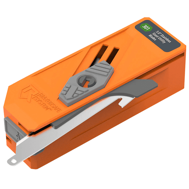 Outdoor Edge Blade Dispenser with 12 Drop Point 3 Inch 420J2 Blades - RR30D12C Outdoor Edge Blade Dispenser with 12 Drop Point 3 Inch 420J2 Blades - RR30D12C