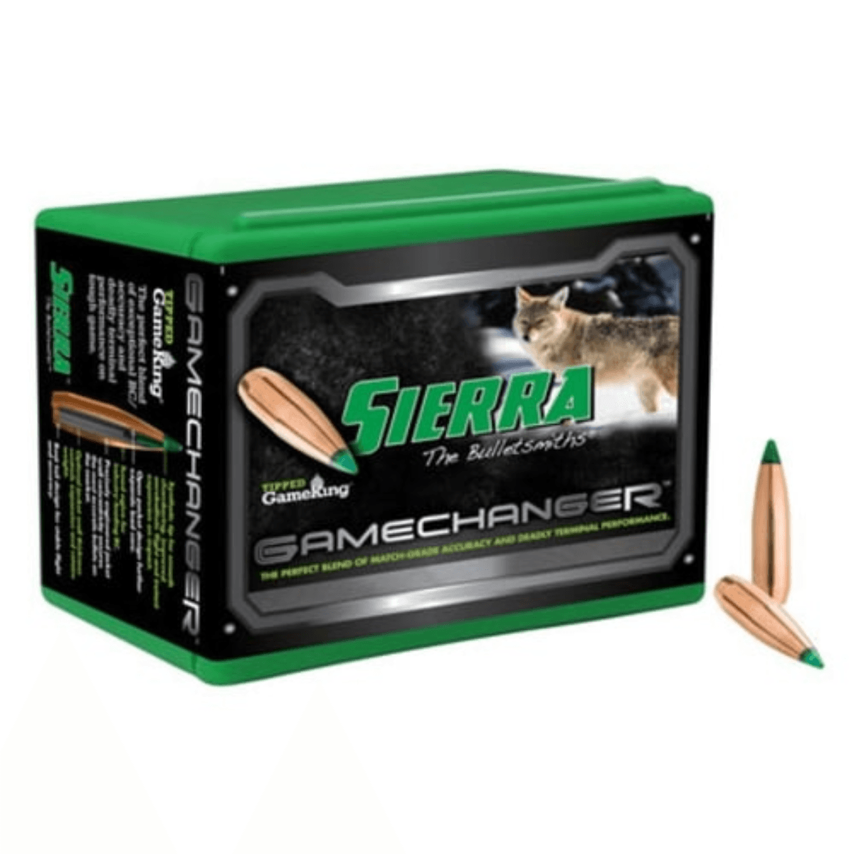 Sierra Tipped GameKing 22 Caliber 64gr, 100 Rounds per Box - 4062 Sierra Tipped GameKing 22 Caliber 64gr, 100 Rounds per Box - 4062