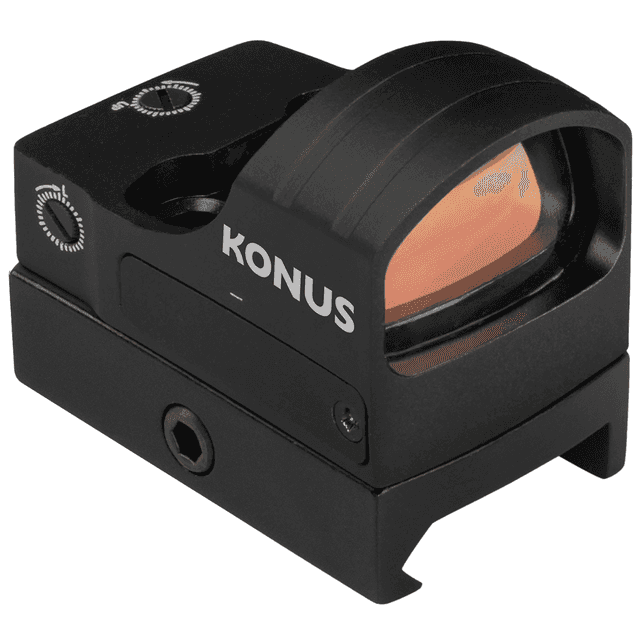 Konus Fission 4.0 1x Red Dot Sight with 4 MOA Multiple Reticle - 7206 Konus Fission 4.0 1x Red Dot Sight with 4 MOA Multiple Reticle - 7206