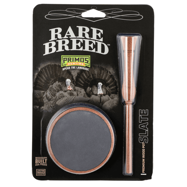 Primos Rare Breed Friction Call, Natural Wood/Slate, Attracts Turkeys - PS2904 Primos Rare Breed Friction Call, Natural Wood/Slate, Attracts Turkeys - PS2904